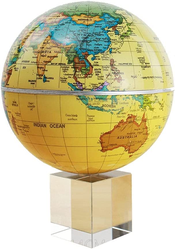 Amazon.co.jp: 磁気回転地球儀直径5.5インチ世界地球儀光エネルギー